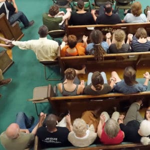 Community Prayer Service Fills Sanctuary with Lamentations and Prayers